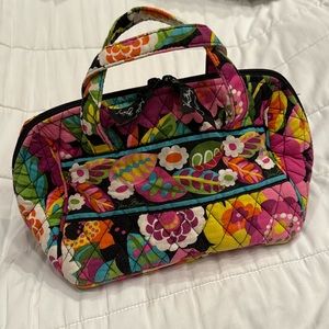 Vera Bradley Va Va Bloom Black/Pink Lunchbox/Lunch Bag